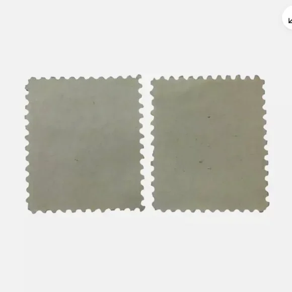 1962 George Washington 5-cent Blue Stamp Set of 2 Used Stamps - Picture 5 of 5